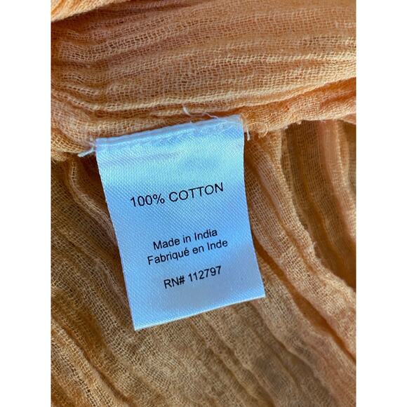 MIGUELINA Peri Cotton Gauze Maxi Coverup Dress In Amber M - Picture 8 of 11